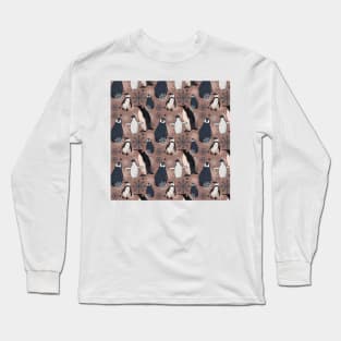 Snowy Penguins - Neutral Long Sleeve T-Shirt